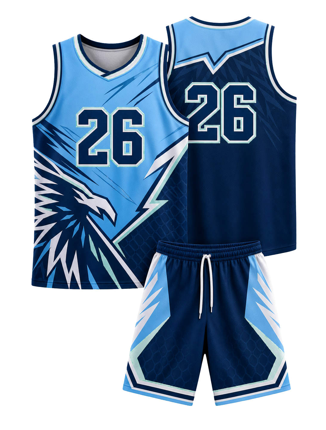 Canyon Ridge custom sublimated basketball uniform